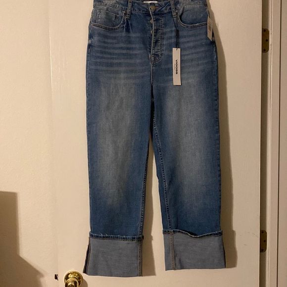Vigoss Denim - Vigoss Joni Wide Cuff Crop jeans size 12 BNWT